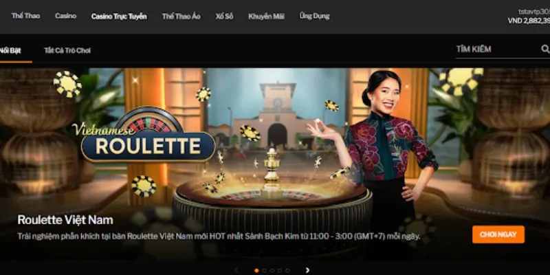 188Bet đã xây dựng một hệ thống casino trực tuyến hiện đại